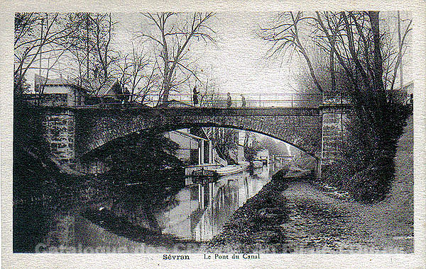 Sévran  Le Pont du Canal